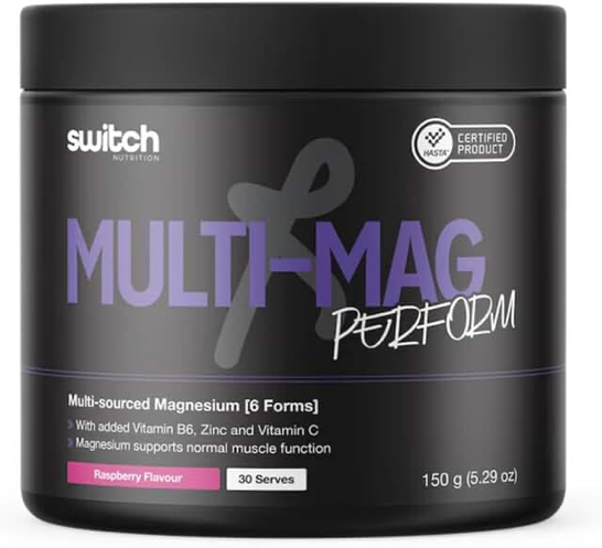 Switch Nutrition Multi-Mag Perform — Raspberry, 150 g product photograph