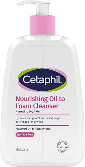 Cetaphil Nourishing Oil to Foam Cleanser 236ml product packaging