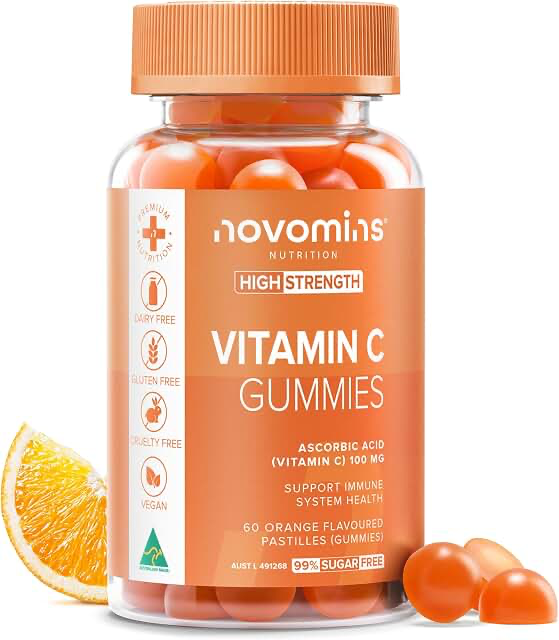 Novomins Vitamin C Gummies 200 mg with Kakadu Plum product photograph