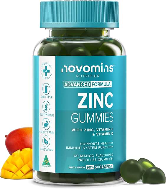 Novomins Zinc Gummies with Vitamin C product photograph