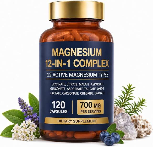 Magnesium Complex — 12-in-1 Formula, 120 Vegan Capsules product photograph