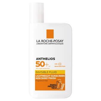 La Roche-Posay Anthelios Invisible Fluid SPF50+ 50ml sunscreen bottle