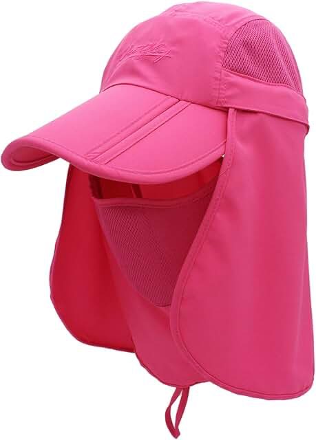 Surblue Adult Sun Hat with Neck Flap