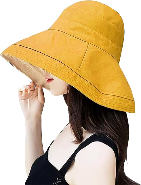 KXF Women’s Bucket Sun Hat — Reversible, Packable