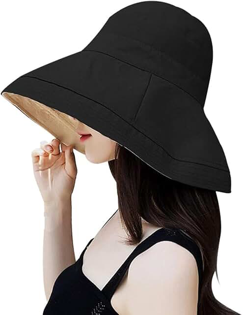 KXF Women’s Bucket Sun Hat — Reversible, Packable