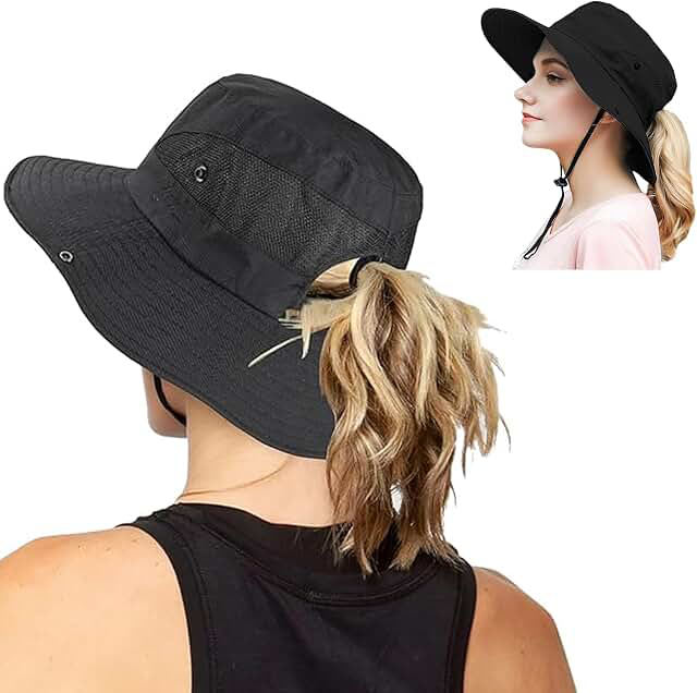 Adult Wide Brim Sun Hat — Packable