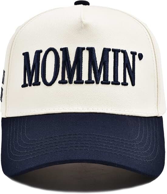 Women’s Mommin Two-Tone Ponytail Trucker Cap