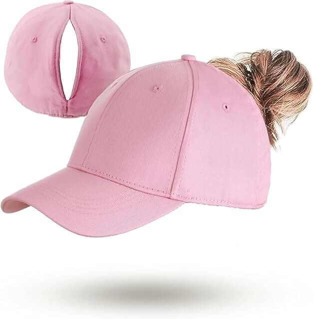 Women’s Magnetic Ponytail Cotton Cap