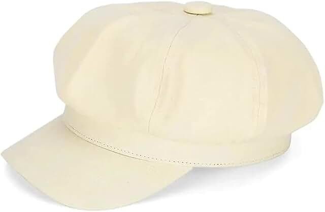 Unisex Adjustable Cotton Newsboy Baker Boy Cap