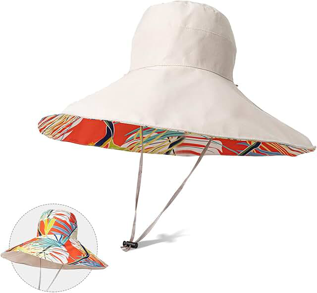 Women’s Wide Brim Sun Hat — Reversible, Packable