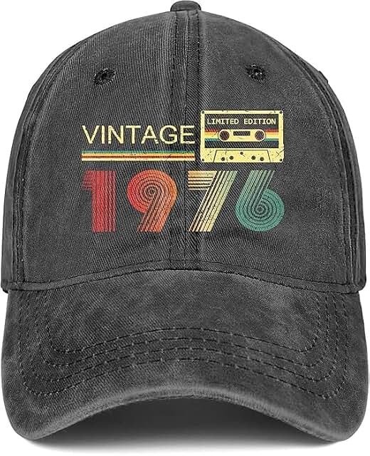 Vintage Birth-Year Baseball Cap — Distressed Style