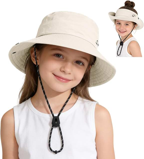 ZOORON Kids Wide Brim Sun Hat
