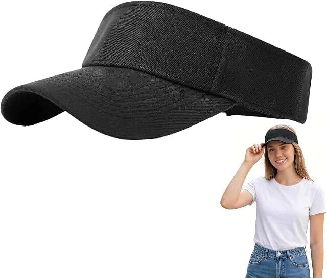 Unisex Adjustable Ponytail Sun Visor Cap