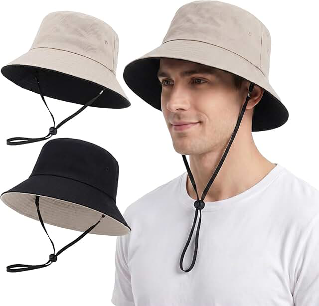 Adult Bucket Sun Hat — Reversible