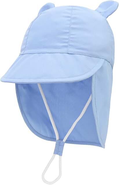 Baby & Toddler Sun Hat with Neck Flap