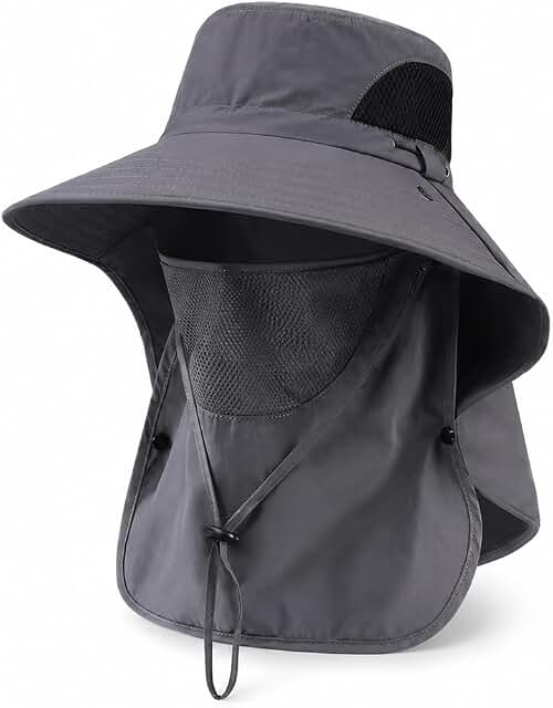Adult Sun Hat with Neck Flap