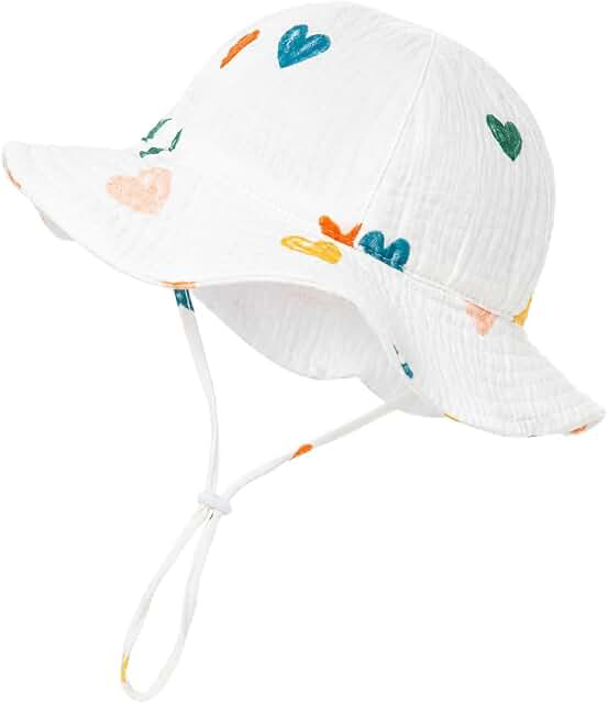Baby & Toddler Wide Brim Sun Hat — 3-12 Months