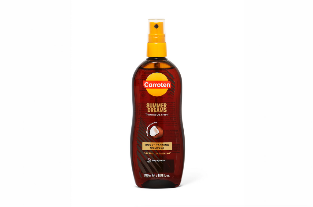 Carroten Summer Dreams Intensive Tanning Oil spray 200 ml bottle, no SPF version
