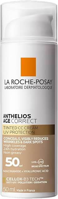 La Roche-Posay Anthelios Age Correct Tinted CC Cream SPF50+ Face Care 50ml product packaging
