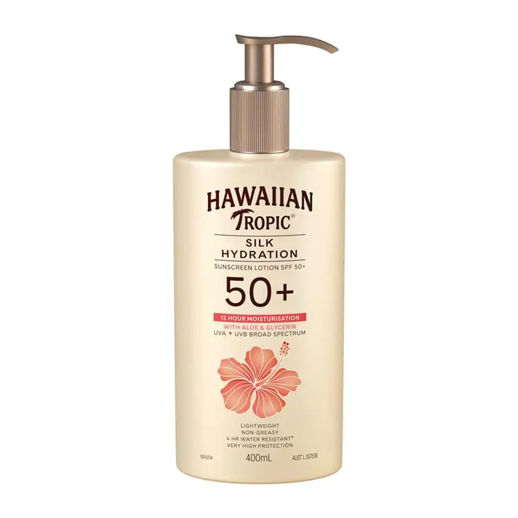 Hawaiian Tropic Silk Hydration SPF50+ 400ml product pack