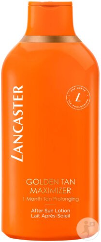 Lancaster Golden Tan Maximizer after-sun lotion 400ml orange bottle