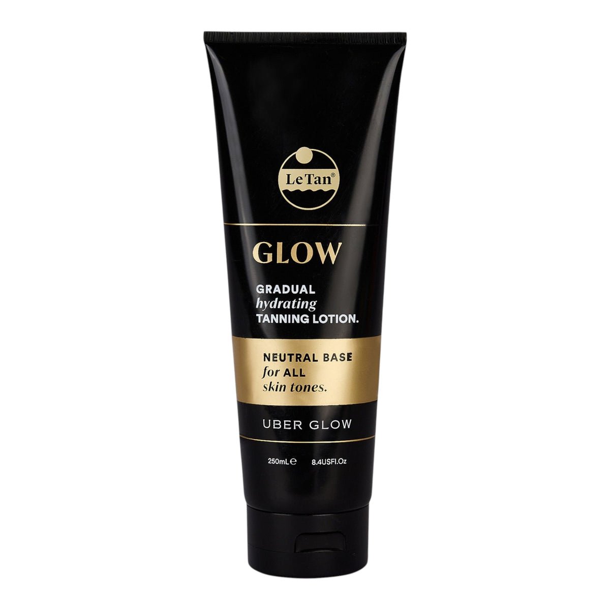 Le Tan Uber Glow Gradual Tanning Lotion 250ml product packaging