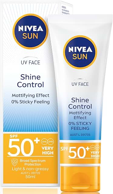 NIVEA SUN UV Face Shine Control SPF50+ 50ml product pack