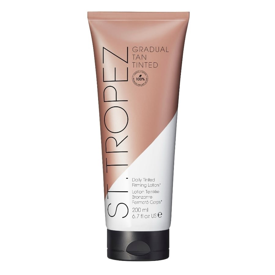 St. Tropez Gradual Tan Tinted Daily Firming Lotion 200ml front tube with black cap