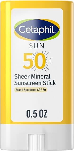 Cetaphil Sheer Mineral Sunscreen Stick Face & Body 0.5oz product packaging