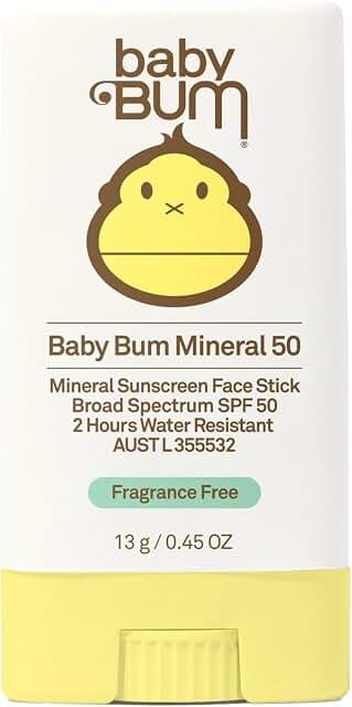 Sun Bum Baby Bum SPF50 Sunscreen Face Stick product packaging