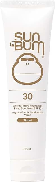 Sun Bum Mineral SPF30 Tinted Face Sunscreen 50g product packaging